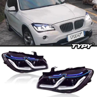 TYPY Car Headlights For BMW X1 E84 2010-2015 LED Car Lamps Daytime Running Lights Dynamic Turn Signals Car Accessories