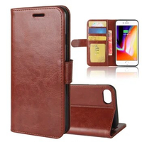 Brand gligle R64 pattern leather wallet case for iPhone 8 case cover for iPhone 7 case protective shell bags