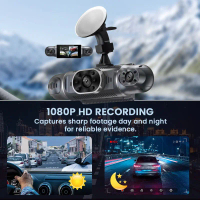 360° Eagle Eye | กล้องปาร์คกิ้งรอบทิศทาง | 1080P HD และการบันทึกวนซ้ำ
