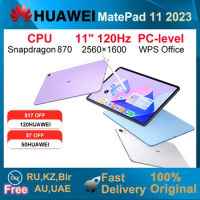 HUAWEI 2023 MatePad 11-inch Tablet 6GB/8GB 128GB/256GB 120Hz 2.5k 2560*1600 CPU Snapdragon865/870 HarmonyOS 3 Wifi 6 7250mAh