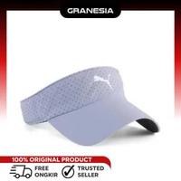 Puma EVERYDAY RUNNING Visor Unisex Running Caps | Topi Olahraga Golf Pria Wanita Grey