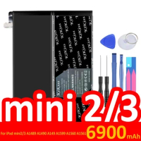 Tablet Battery For Apple IPad Mini 1 2 3 4 for Ipad Mini1 Mini2 Mini3 Mini4 Replacement Battery A1512 A1489 A1490 A1491 A1601