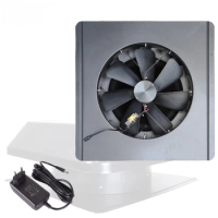 12 Inch HVAC Heat Extraction Fans 25W Solar DC Powered Industrial Roof Mount Air Ventilation Fan Ceiling Exhaust Fan Cooler Vent
