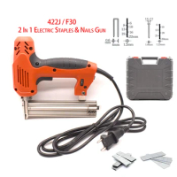 The New 422J/F30 2 In 1 Electric Nail Stapler Gun For Home Improvement And Woodworking
