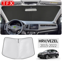 For Honda HRV HR-V Vezel 2015-2021 Car Styling Nano-Insulat Windshield Sunshade Front Window Sun Shade Visor Auto Accessories