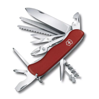 【Victorinox 瑞士維氏】瑞士刀 WORK CHAMP 21用刀 111mm-紅(0.8564)