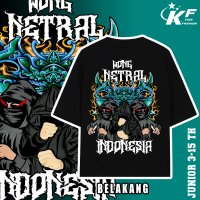 Kaos Anak Distro Wong Netral Indonesia Termurah Katun Combed 30s