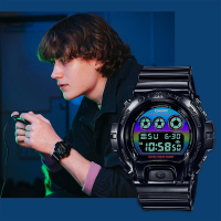 CASIO 卡西歐 G-SHOCK AI 探索虛擬彩虹系列電子錶 520送禮首選 DW-6900RGB-1