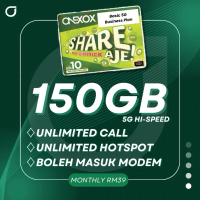 Flash Deals Sim Card XOX 5G Business Plan:150GB Hi-Speed Internet 5G Unlimited CallFully HotspotSim
