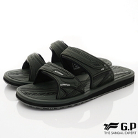 GP 涼拖鞋-雙絆帶排水拖鞋款G2259M-60綠(男段)
