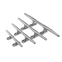 316 Stainless Steel Boat Anchor Mooring Cleat Open Base Slimline Bar Cleat Marine Deck Yacht Accesso