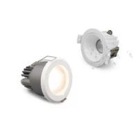 Waterproof IP6 Recessed Anti Glare COB LED Downlights 7W 10W LED Ceiling Spot Lights AC85~265V Background Lamps Indoor Lighting
