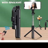 Tongsis tripod hp handphone bluetooth / stand hp selfie stick + remote Tripot Holder