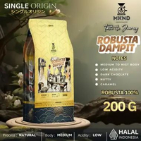 KOPI ROBUSTA DAMPIT 200 GRAM GRADE 1 | MKND COFFEE ROASTERY BIJI