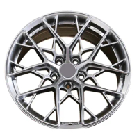 Alloy Wheel R17 Hot Sale Factory Flow-Form 18inch Rims Five Spoke Matt Black Aluminum Alloy Rims Wheel