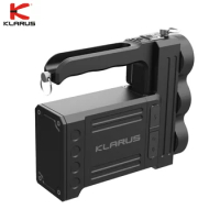 KLARUS RS80GT Searchlight USB Rechargeable Flashlight 3* XHP70 2nd Gen. LEDs max 10,000LM Rang 570m 18650 Li-ion battery pack