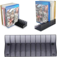 BANGSHE 2PCS Game CD Tray Organizer For PS4/PS5 Storage Desktop Stand Convenience Card Disc Box Holder For PS4/PS5 Accessories