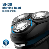 SH30 Replacement Heads ComfortCut Blades for Philips Norelco Series 3000, 2000, 1000 Shavers and S738 Click and Style