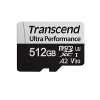 【Transcend 創見】USD340S microSDXC UHS-I U3 V30/A2 512GB 記憶卡(TS512GUSD340S附轉卡)