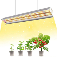 雙排植物生長T5燈管水培有機蔬菜多肉全光譜LED植物補光燈