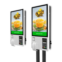 interactive touch screen unattended payment kiosk terminal barcode scanner self service self-service machine