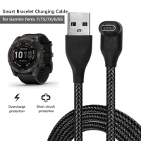 1M USB Charging Cable Data Cord Charger For Garmin Fenix 7 7S 7X 6 6S 6X 5 5X 5S Vivoactive 3 Forerunner 945 935 245 Instinct 2
