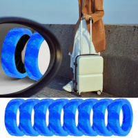 Silicone Luggage Wheel Protectors Set of 8 Luggage Wheel Covers for Protection Noise Reduction Durable for Luggage for Smooth