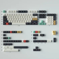GMK Metropolis Mechanical Keyboard Keycaps PBT Dye Sub Cherry Profile Colorful White Black GK61 Akko Anne Pro 2