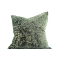 3D Geometric Pillows Relief Green Pink Cushion Case Luxury Decorative Pillow Cover For Sofa 45x45 50x50 30x50 35x65 Home Decor