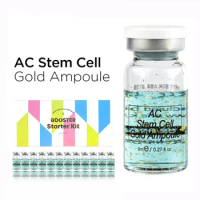 AC Stem Cell Gold Ampoule Skin Booster Serum MTS Solution Essence for Skin Regeneration Anti Wrinkle