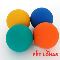 【PET LOHAS】超彈力橡膠球5入組(盒裝) 狗球 / 寵物玩具 / 玩具球 / 寵物球-5入組