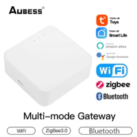 Tuya Smart Gateway Multi-mode Hub Bridge Bluetooth ZigBee Smart Life Wireless Remote Control Works With Alexa Google Home