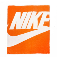 Nike Club [HF9405-808] 毛巾 浴巾 吸水毛巾 海灘 游泳 運動 170x74 cm 橘白