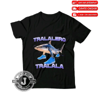 (BISA COD) Kaos Anak Baju Anak Usia 3-12 Tahun Motif Tralero Tralala Unisex Baju Anak Laki-laki Dan 