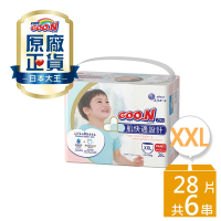 大王GOO.N紙尿布境內版肌快適_褲型XXL(28片x6串)