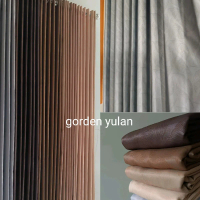 Gorden Jendela Minimalis Gordeng Pintu Kamar Bahan Blackout Polos Doff Serat Daun Hordeng Model Semo