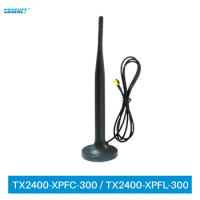 2.4G Sucker Antenna CDSENET TX2400-XPFC-300 3dbi for Lora Zigbee WIFI Wireless Module Modem Router