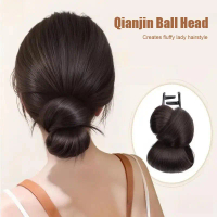 Sanggul Rambut Berombak Berantakan, Gaya Korea, Potongan Rambut Berombak Berantakan, Klip Sanggul Ra