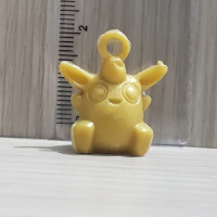 Wigglytuff Gold Keychain Figure Pokemon Mini Moncolle Tomy Original Figur Pocket Monster