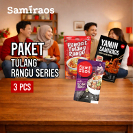 SAMIRAOS - Paket Tulang Rangu Series (1 Pcs Baso Geprek Tulang Rangu, 1 Pcs Yamin Samiraos Bakso Tul