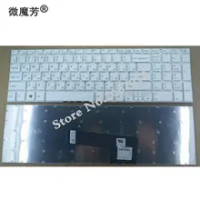 RU New for sony for Vaio SVF15 SVF152 FIT15 SVF151 SVF153 SVF1541 SVF15E Replace laptop keyboard Russian white