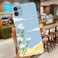 Phone Case For Samsung Galaxy A52 A32 4G A72 A02 A02S A42 A12 5G Hand Painted Landscape Cartoon Pictures Soft Silicone Back Case
