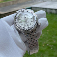 TUEDIX Diver Self-winding Men Wristwatch Date Calendar Seiko NH35A Movement Tuna Steel Case Luminous Hand 300M Top Luxury