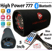Speaker Aktif High Power 777 Bluetooth Radio | Speaker Tabung Bluetooth 5 Inch Bisa Di Sambung Ke Ak