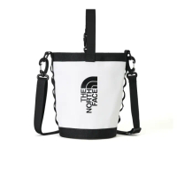 【The North Face 官方旗艦】北面男女款黑白拼接背提兩用休閒單肩包｜8DJPLA9(斜背包)