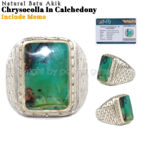Batu Garut Ijo Cikolak Natural Chrysocolla In Calchedony
