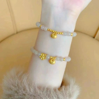 Chubby Blessing Bracelet For Women Instagram Aesthetic Minimalist Delicate Luxury Good Luck Gift For