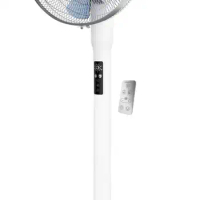 Turbo Silence Extreme+ Stand Fan, Powerful, Remote Control, Auto-Off Timer, Automatic Oscillation, Model VU5870U1, White