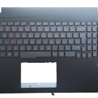 UK Palmrest 16PIN Red Backlit keyboard for Asus GL553V FX553V FX53V G553V 90NB0DW4-R30UK0