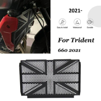 New 2021- Motorcycle Accessories Aluminum Radiator Grille Guard Protector Grill Cover Protection For Trident 660 For TRIDENT 660